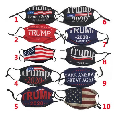 wholesale fashion 2020 election winter USA Trump maskes  Face black cotton Trump face maskes  cotton facemaskes