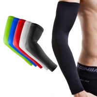 Summer cool arm sleeves men outdoor riding protection ice silk sleeves